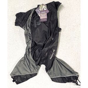 Touchdog Dog Snowsuit Jacket Large Black Gray Blackshack 700 Outdoor NWT